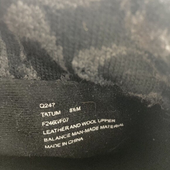 Vintage Coach Women’s Size 8.5 Tatum Black Logo Sock Cuff Boots Leather Wool - Picture 6 of 12